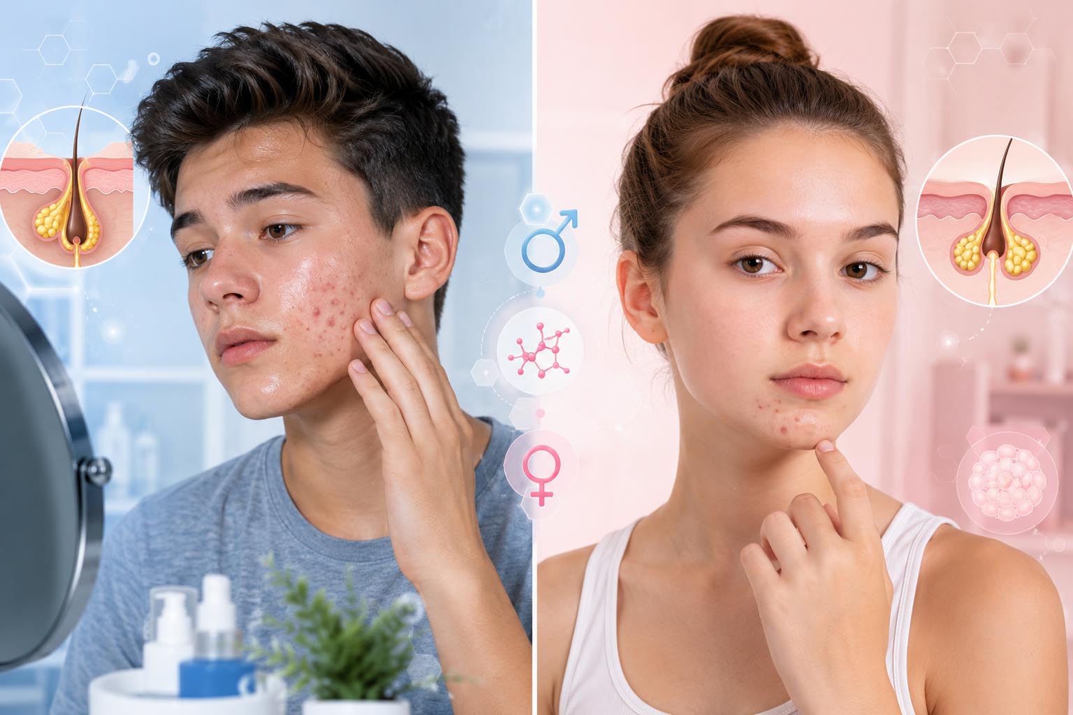 Puberty Skin Changes in Teenagers